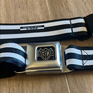 Buckle Down Buckle up Belt XL Airline Buckle Belt